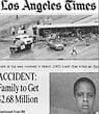 LA Times news clipping